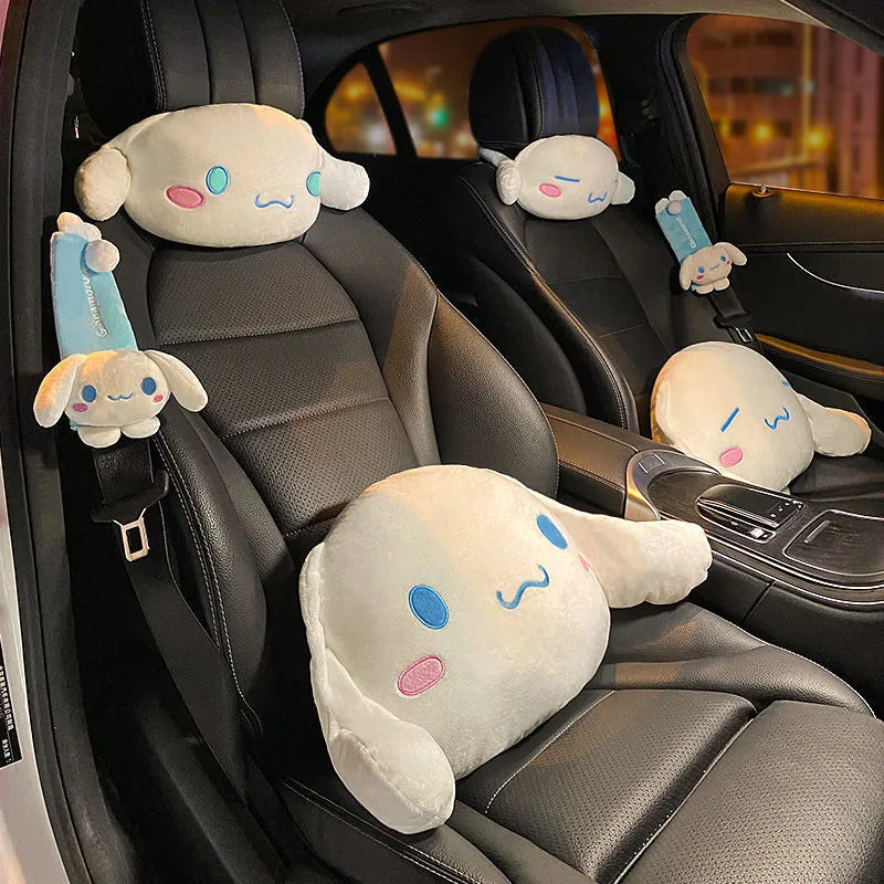 Cinnamoroll Car Decor (Seatbelt & Headrest)