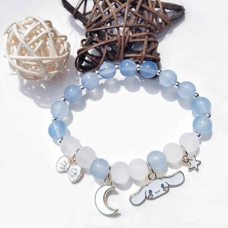 Cinnamoroll Bracelet (Crystal Beads Series)