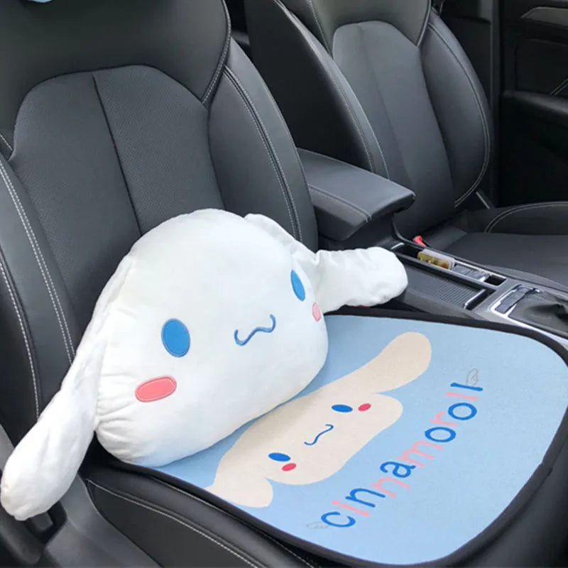 Cinnamoroll Car Decor (Seatbelt & Headrest) – Sanrio Merchandise ✿  Cinnamoroll Collection