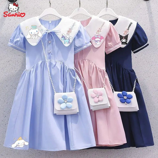 Cinnamoroll Dress (Collared Short Sleeve Series)