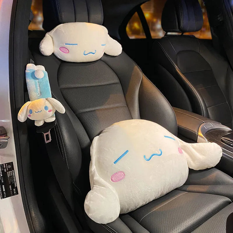 Cinnamoroll Car Decor (Seatbelt & Headrest) – Sanrio Merchandise
