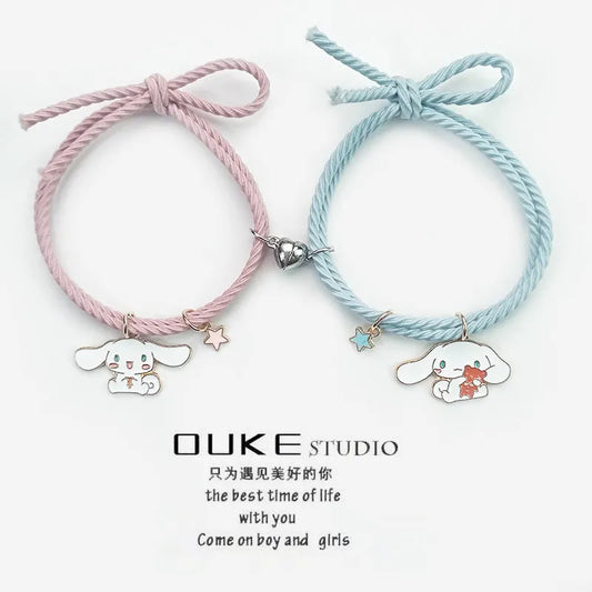 Cinnamoroll Couples Bracelet (Magnetic Heart Series)