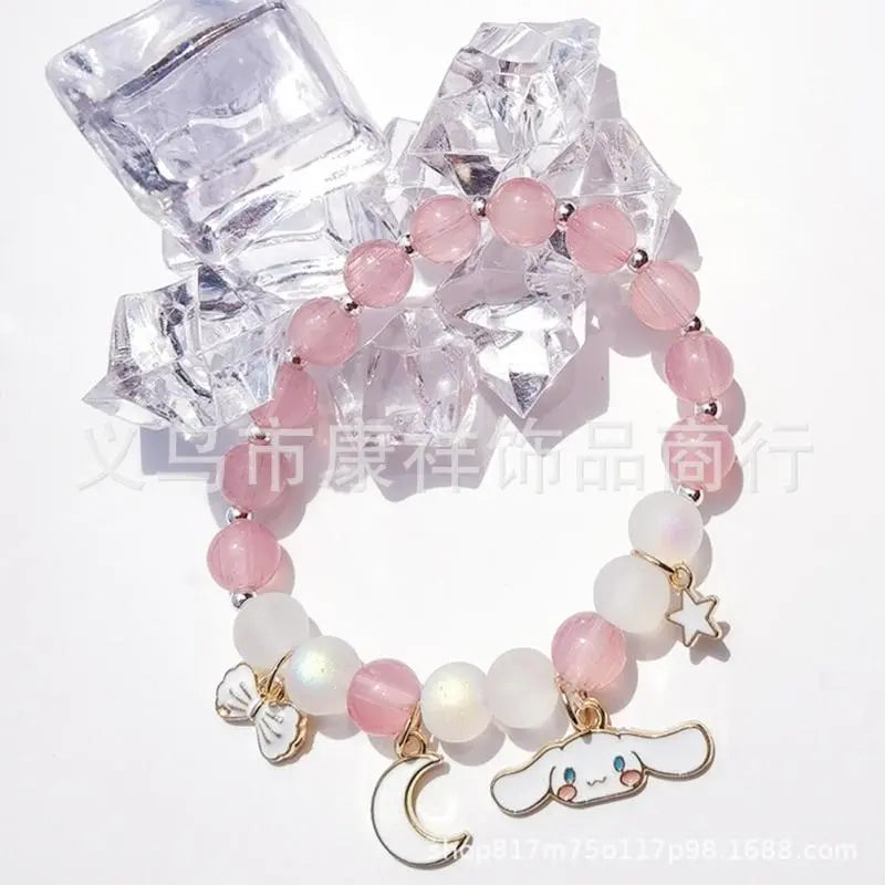 Cinnamoroll Bracelet (Crystal Beads Series)